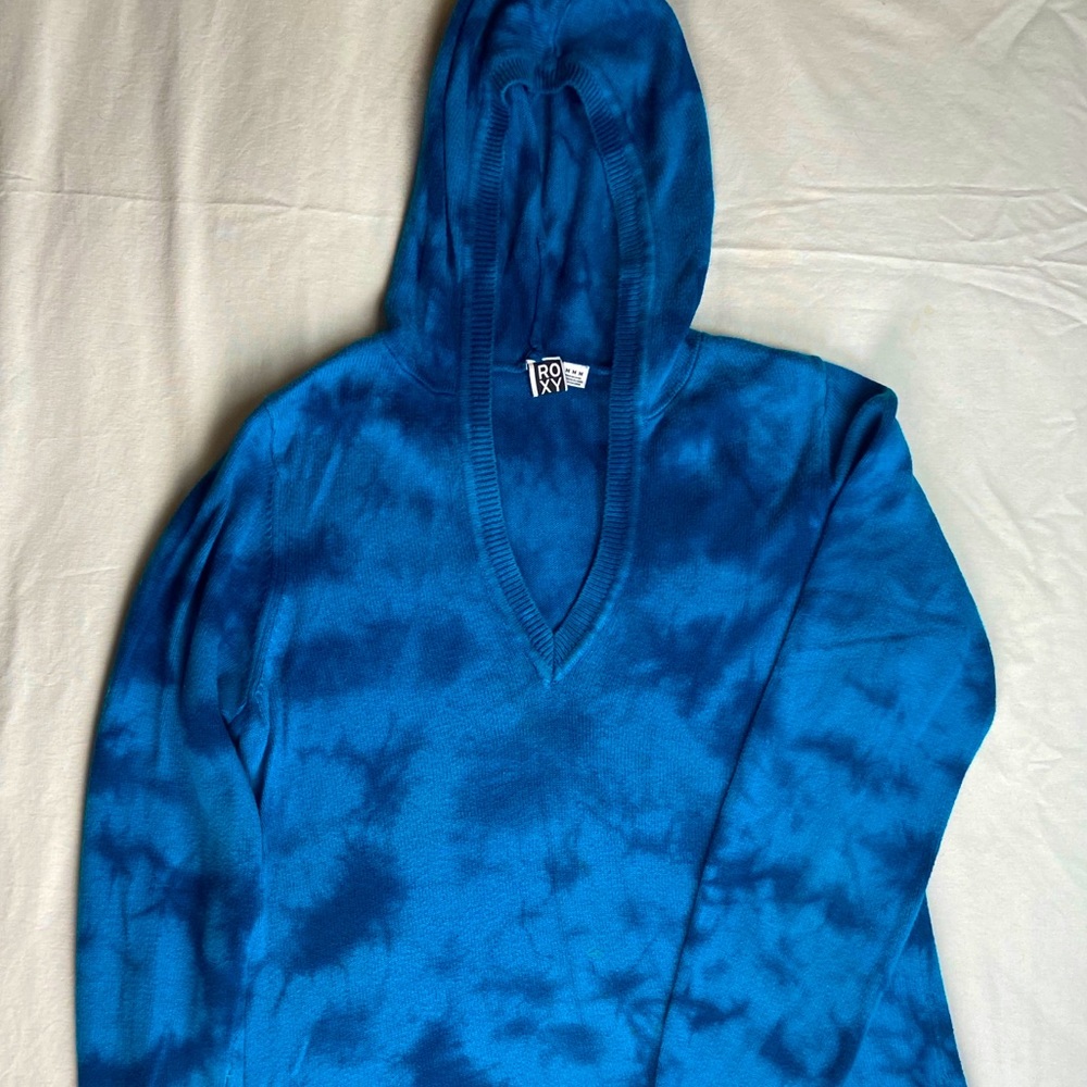Roxy Knit Tie-dyed Hoodie Size M.